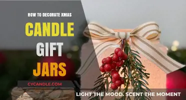 Creative Christmas: Decorating Xmas Candle Gift Jars
