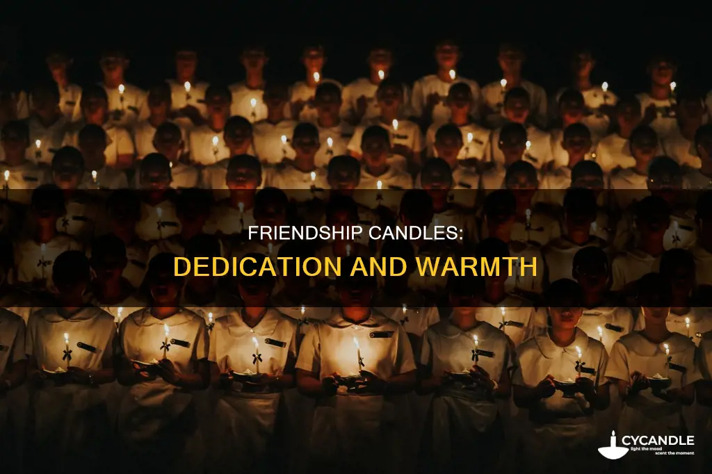 how to dedicate my candle to friends