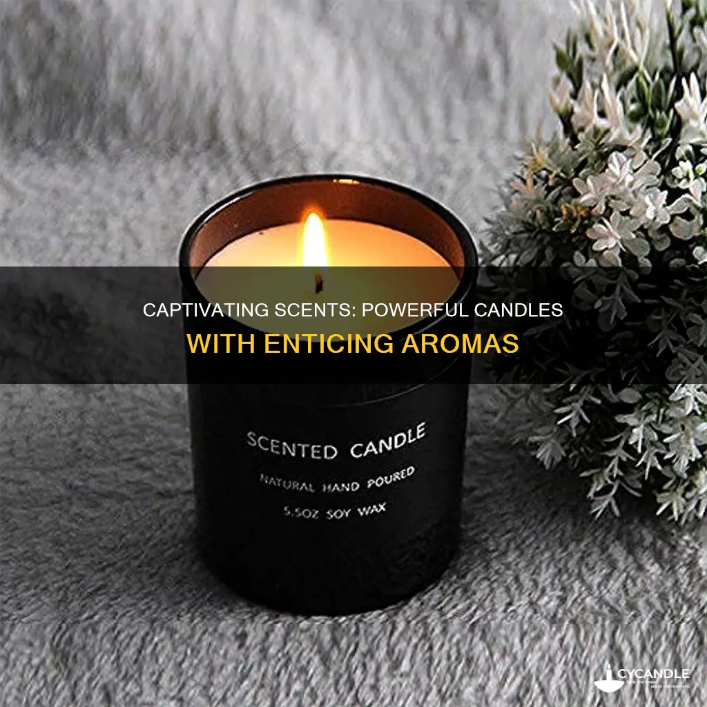 how to describe strong smelling candles