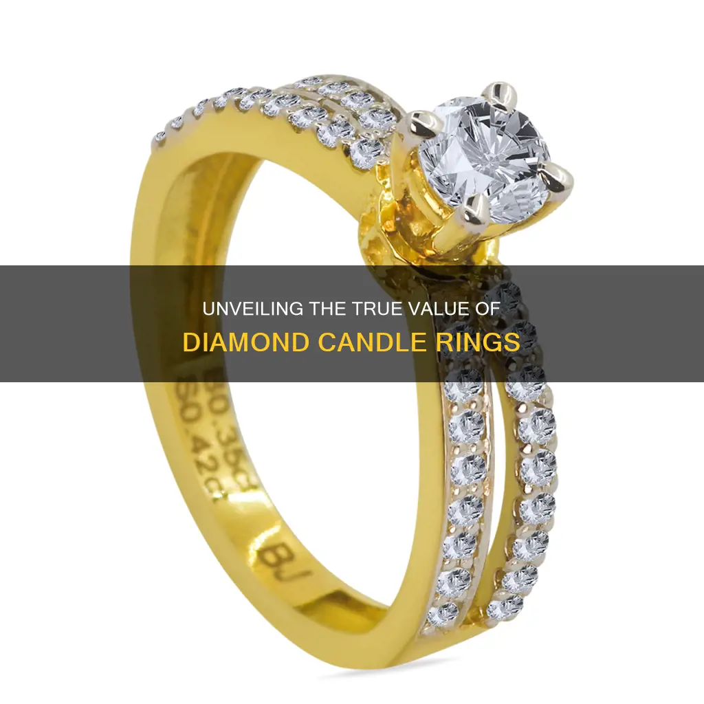 how to determine the value of a diamond candle ring