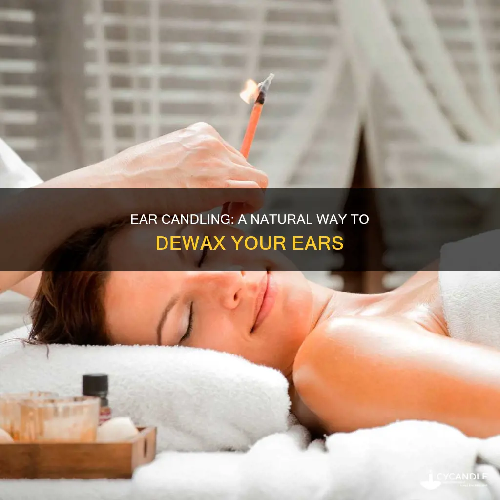 how to dewax your ears with a candle
