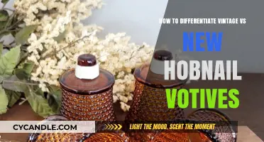 Timeless Elegance: Distinguishing Vintage from New Hobnail Votives