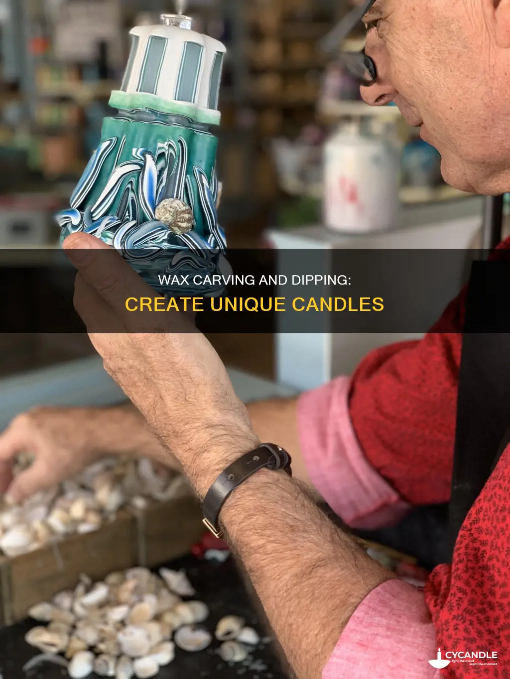 how to dip and carve candles