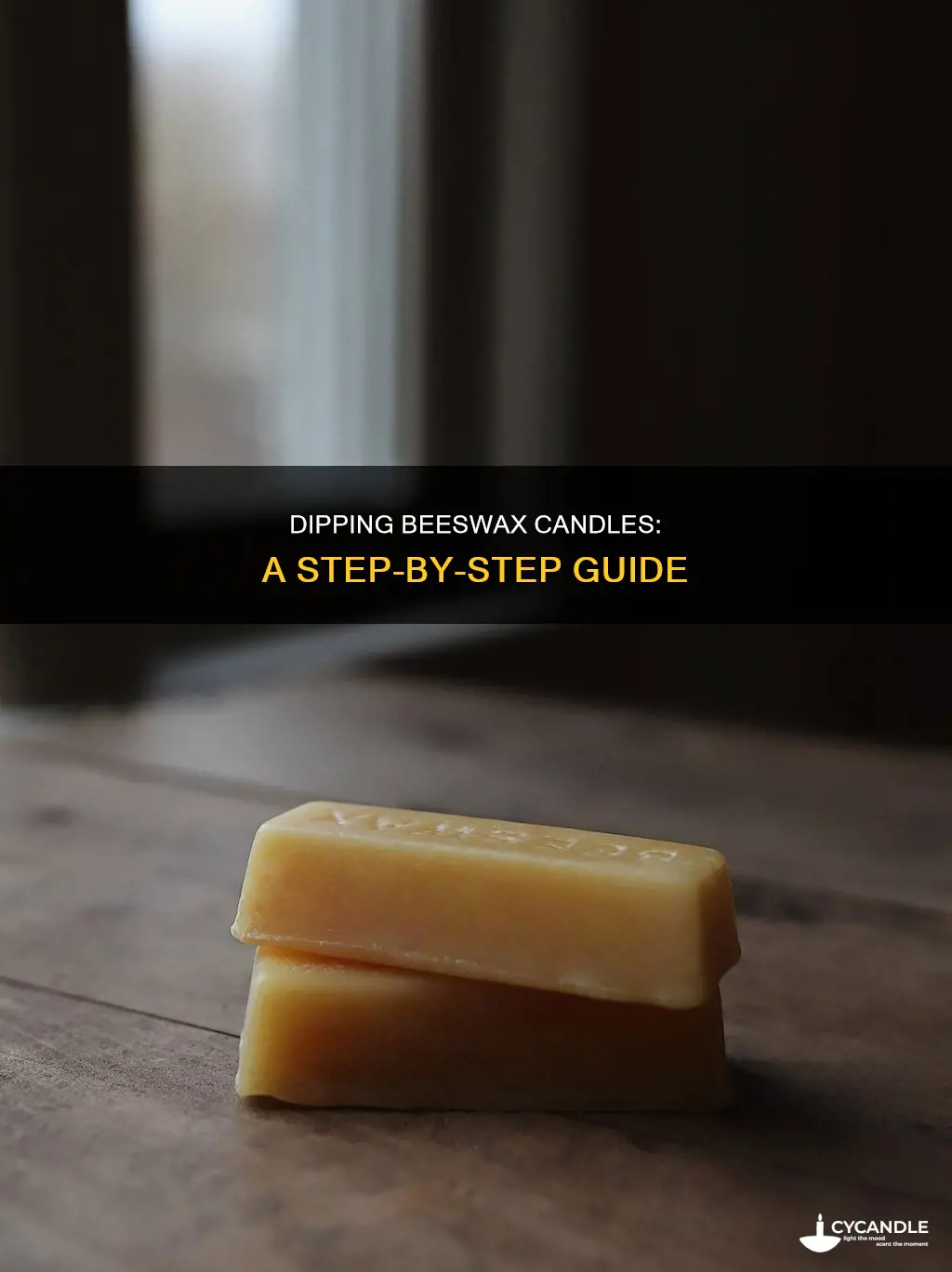 how to dip beeswax candles