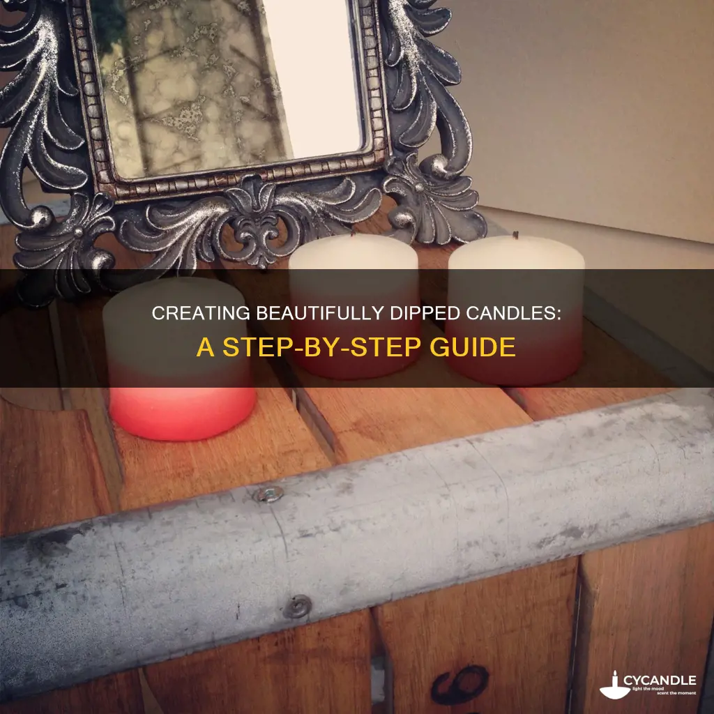 how to dip candles