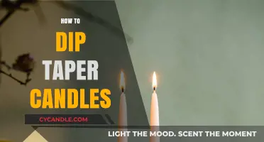 Dip-Dye Your Own Taper Candles at Home