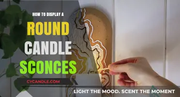 Creative Ways to Display Round Candle Sconces