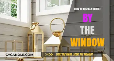 Displaying Candles by the Window: A Warm and Welcoming Glow