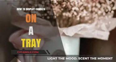 Creative Ways to Arrange Candles on a Tray