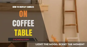 Creative Ways to Display Candles on Your Coffee Table