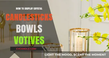 Elegant Illumination: Displaying Crystal Candlesticks, Bowls, and Votives
