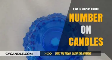 Displaying Patent Numbers: A Guide for Candles