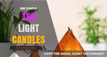 Creative Ways to Display Tea Light Candles for Ambiance