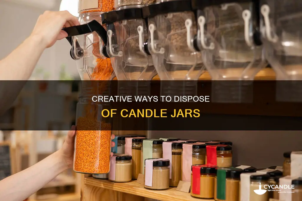 how to dispose candle jars