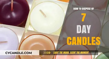Dispose of 7-Day Candles Safely and Respectfully