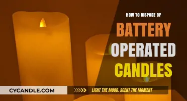 Dispose of Battery-Operated Candles Safely and Responsibly