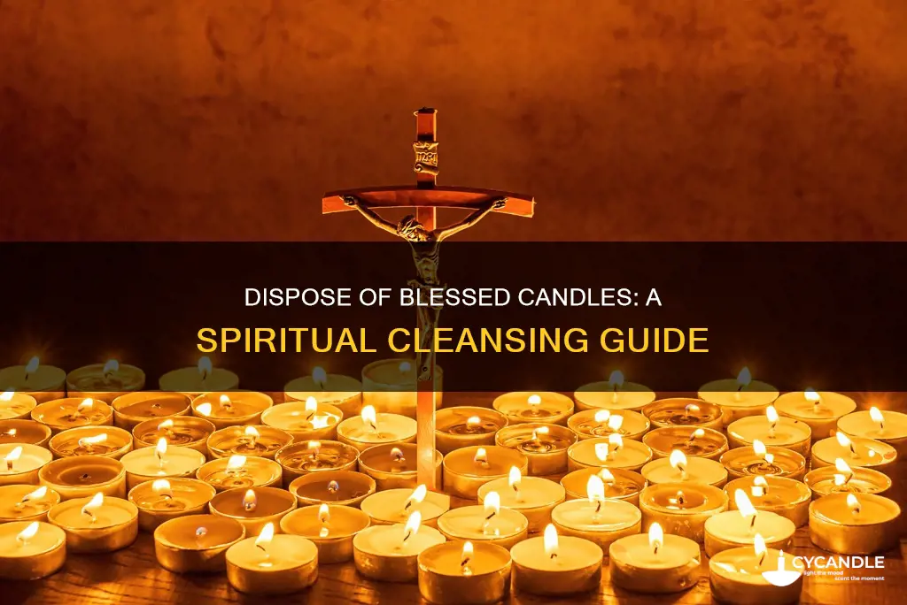 how to dispose of blessed candles