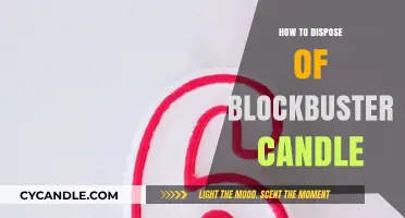 Dispose of Blockbuster Candles Safely and Sustainably