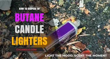 Safe Disposal of Butane Candle Lighters