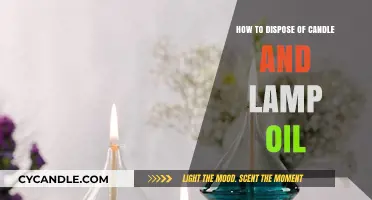 Dispose of Candle and Lamp Oil Safely