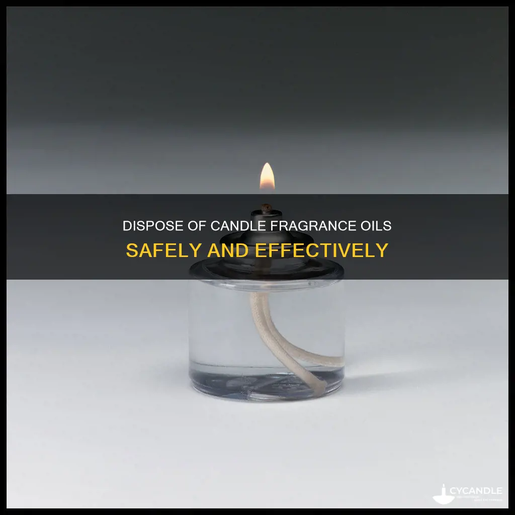 how to dispose of candle fragrance oils