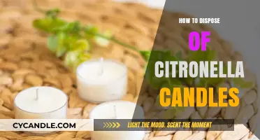 Dispose of Citronella Candles: A Step-by-Step Guide