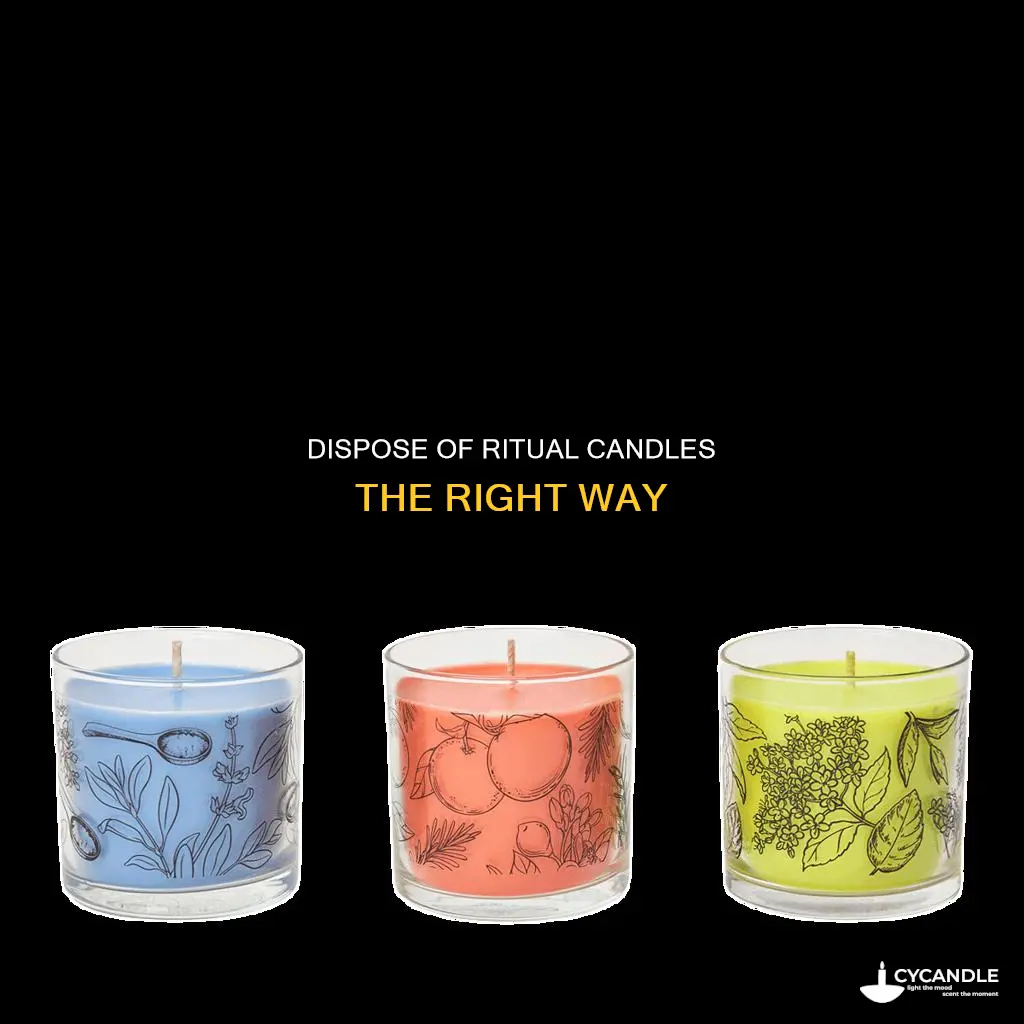 how to dispose of ritual candles