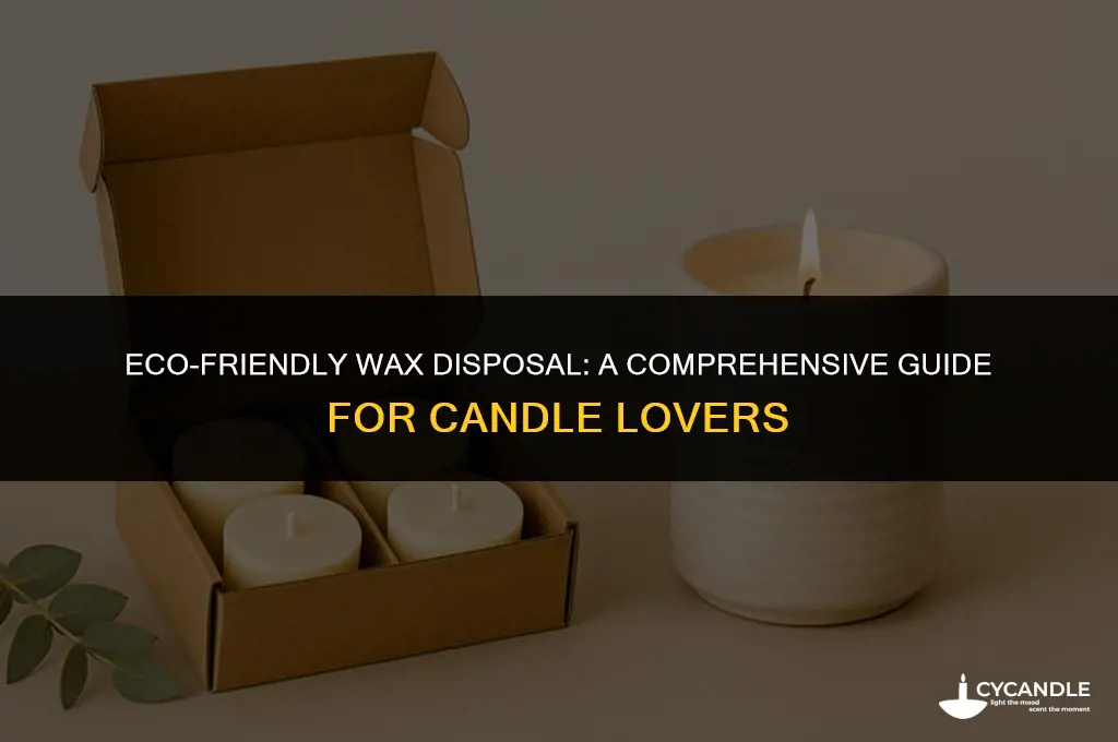 how to dispose of wax