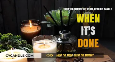 Dispose of Spent White Candles for Continued Healing