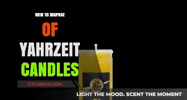 Safe Disposal of Yahrzeit Candles