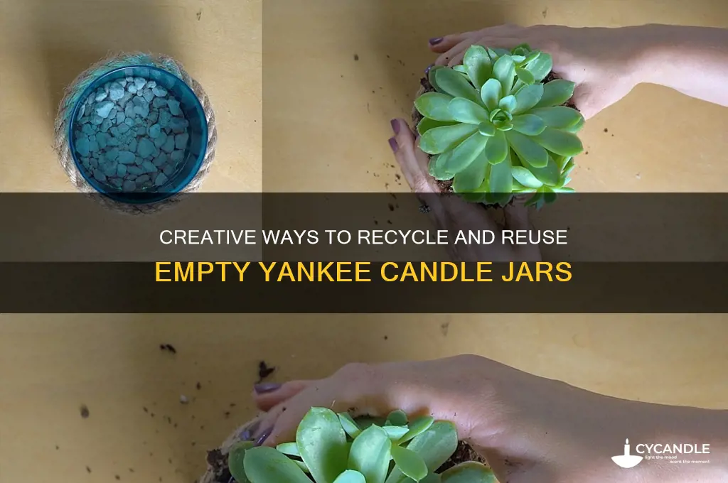 how to dispose of yankee candle jars