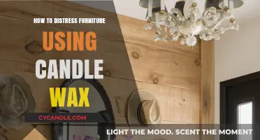 Distressing Furniture with Candle Wax: A Creative DIY Guide