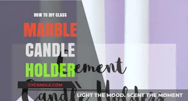 Creating a Glass Marble Candle Holder at Home
