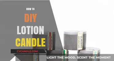 Creating a Lotion Candle: DIY Guide