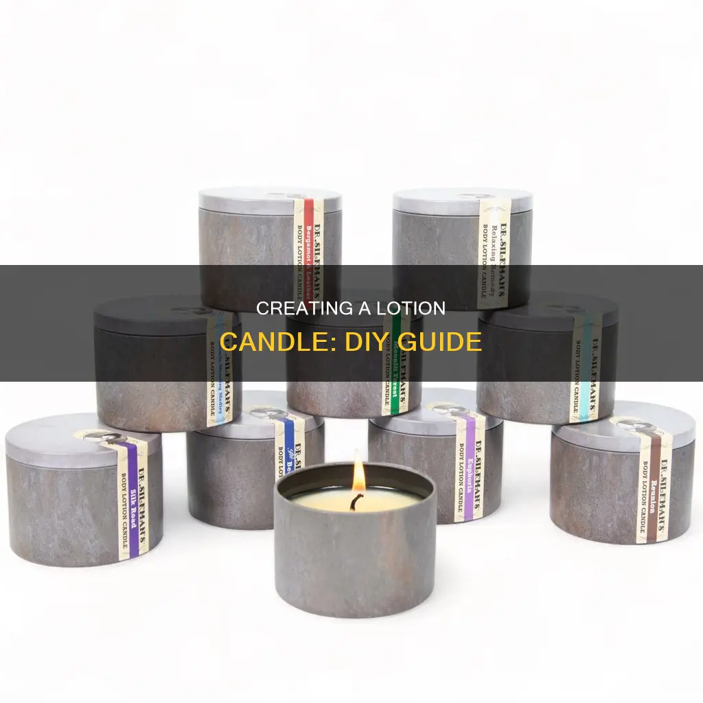 how to diy lotion candle