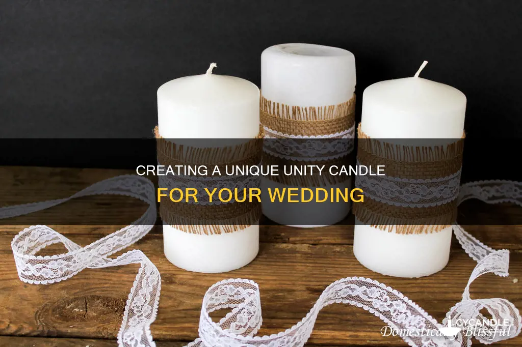 how to diy unity candle