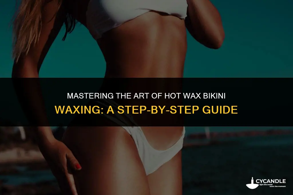 how to do a bikini wax using hot wax