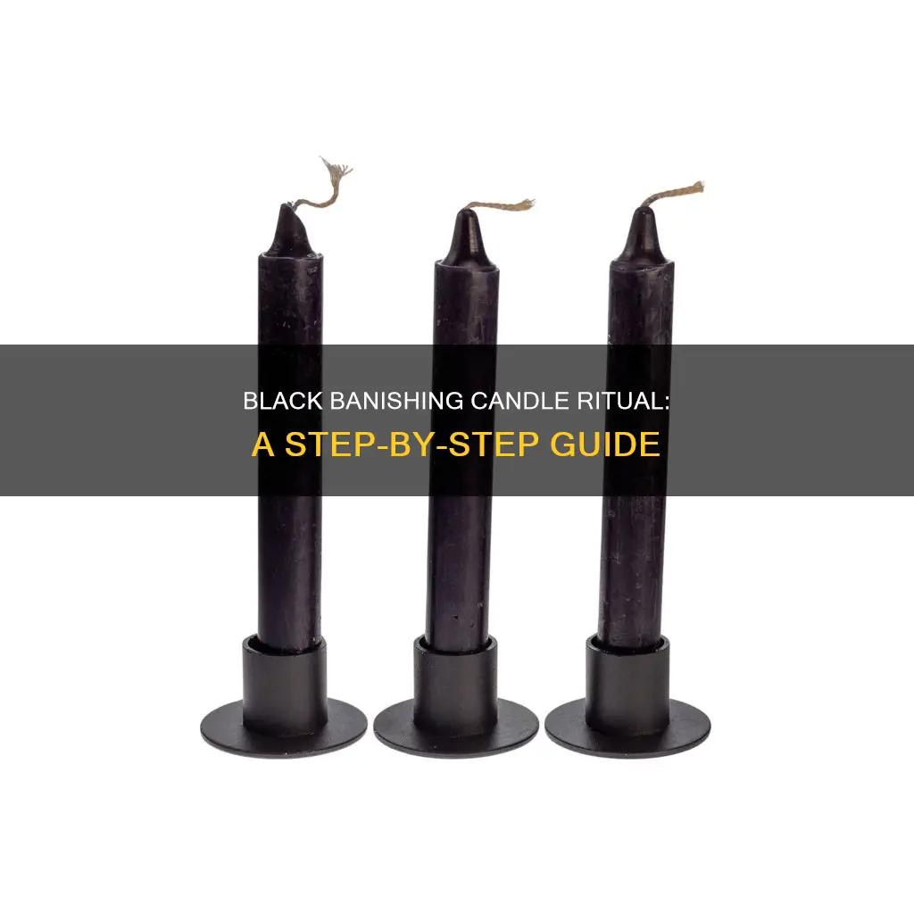 how to do a black banishing candle