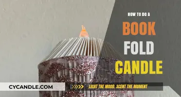 Creating a Book Fold Candle: A Step-by-Step Guide