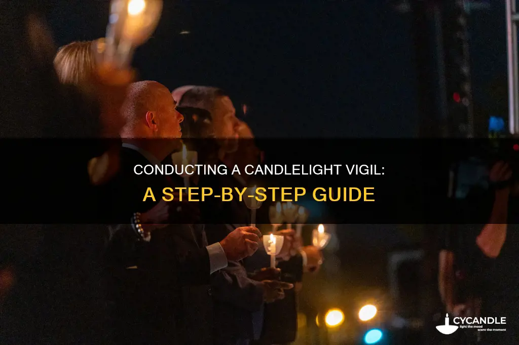 how to do a candle lightvigil