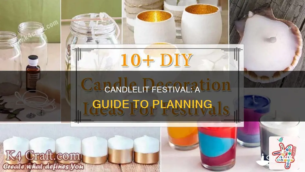 how to do a featival woth candles