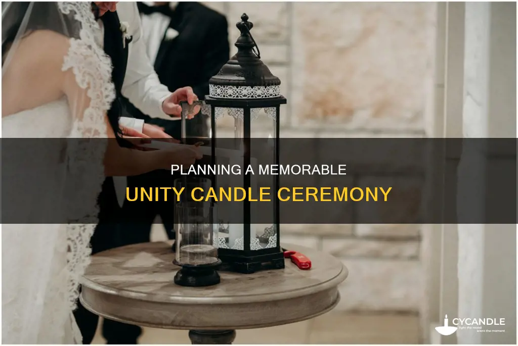 how to do a unity candle ceremony