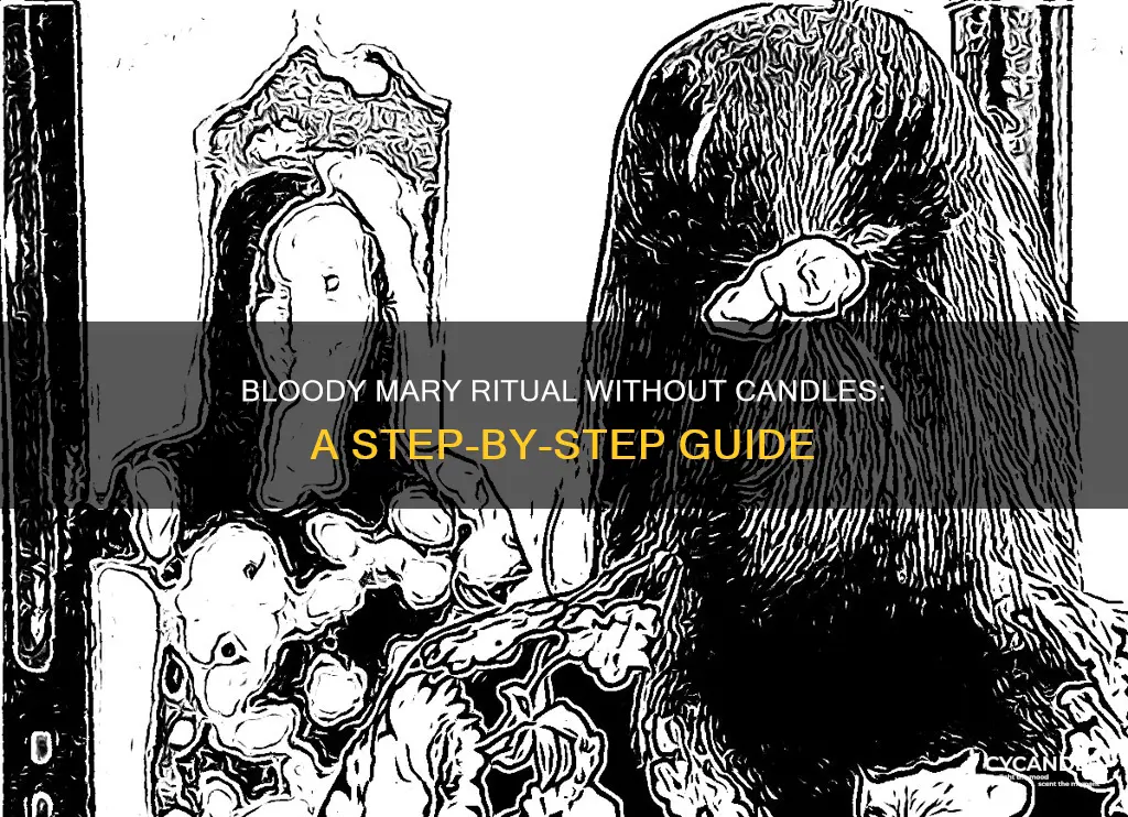how to do bloody mary without candles