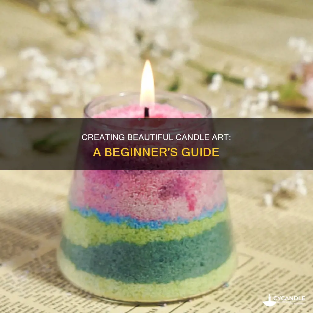 how to do candle art