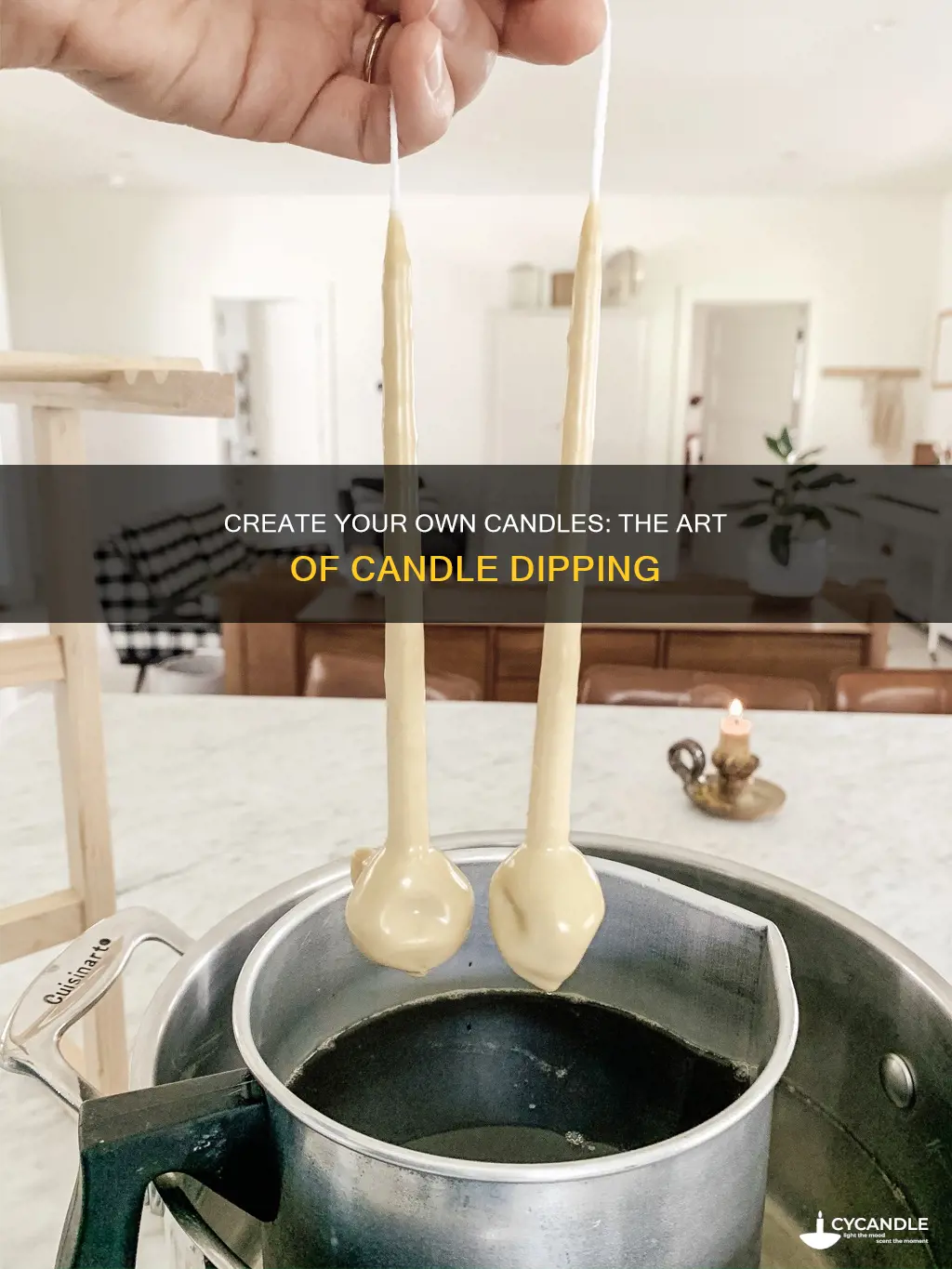 how to do candle dipping