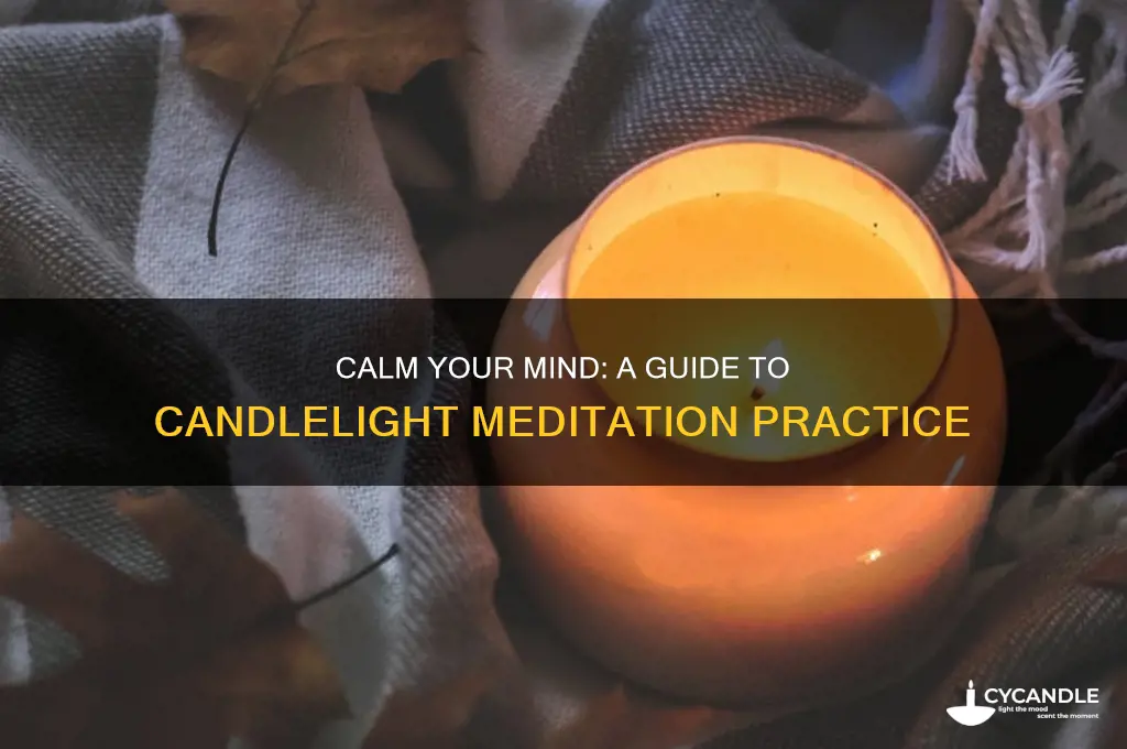 how to do candle light meditation