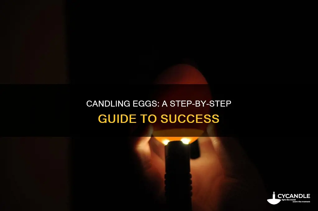 how to do candling eggs
