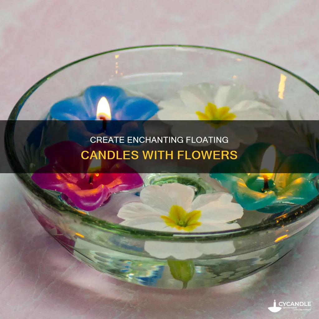how to do floating candles with flowers