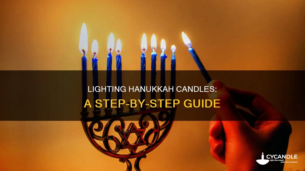 how to do hanukkah candles