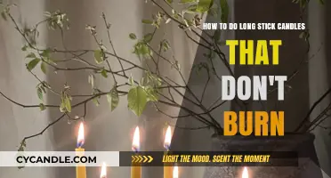 Crafting Long-Lasting Stick Candles: A Guide to Non-Burning Techniques